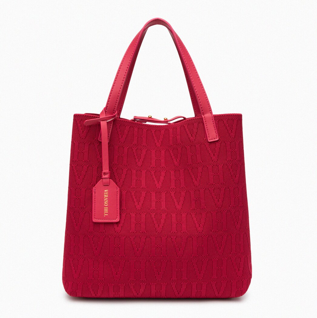 VH Textured Medium Tote Bag