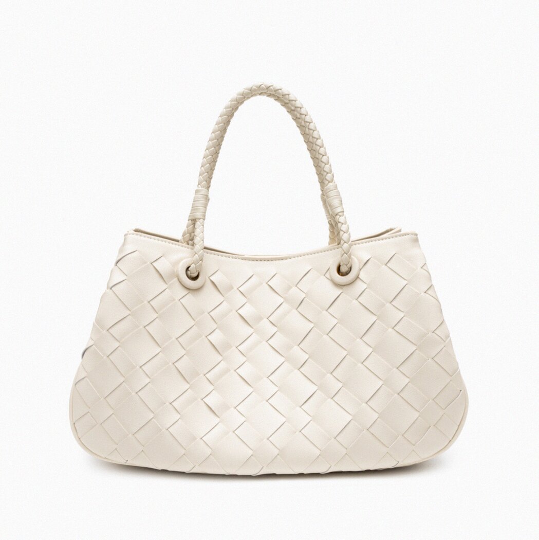 Noire Weave Shoulder Bag