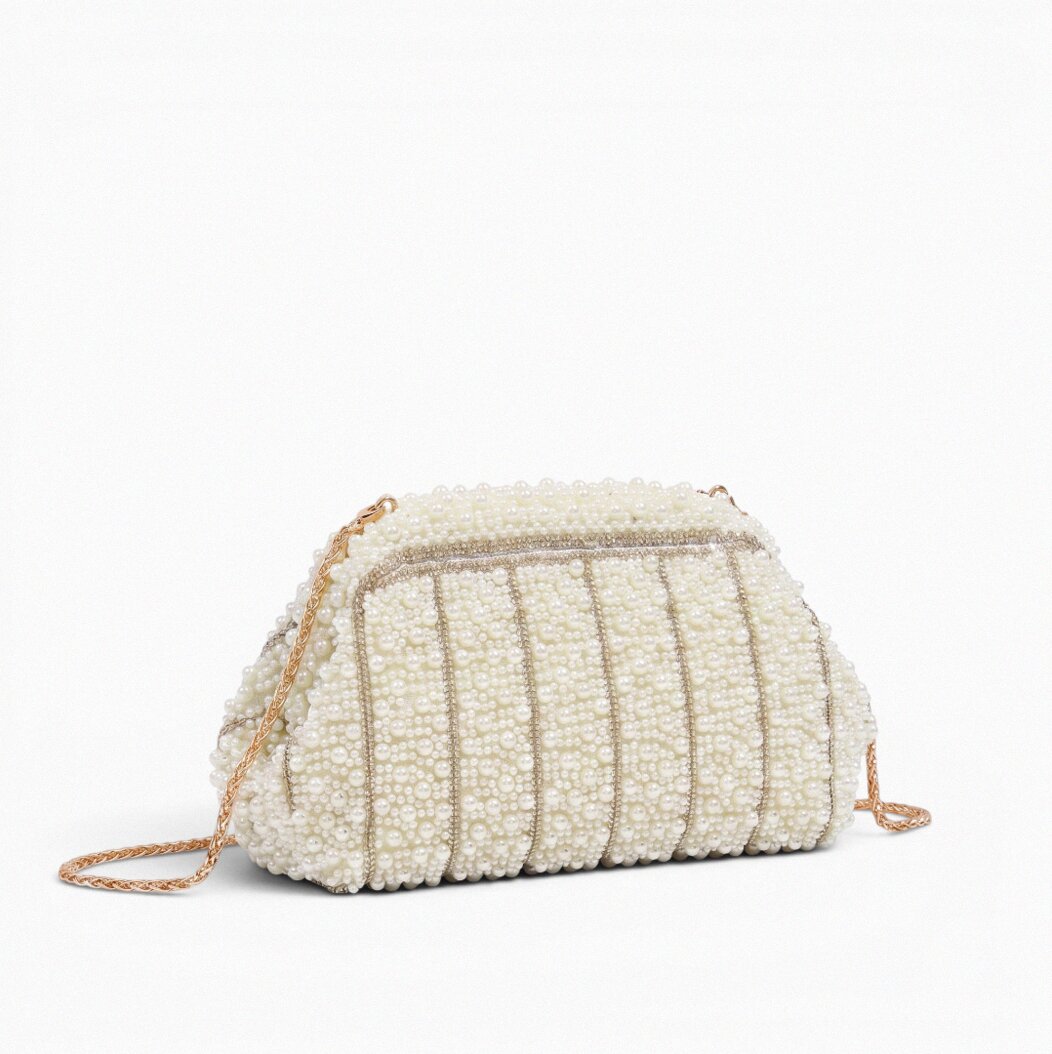 Seraphina Pearl Clutch