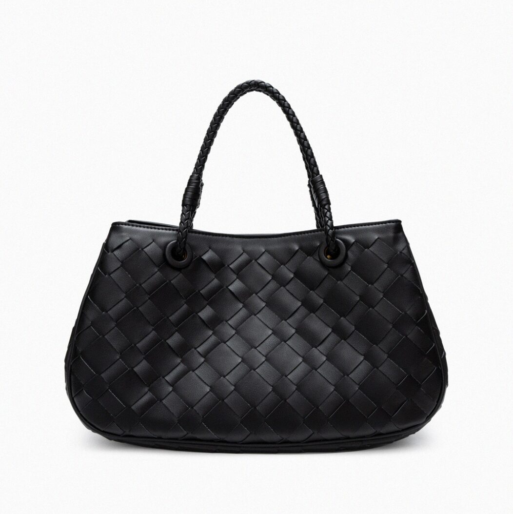 Noire Weave Shoulder Bag