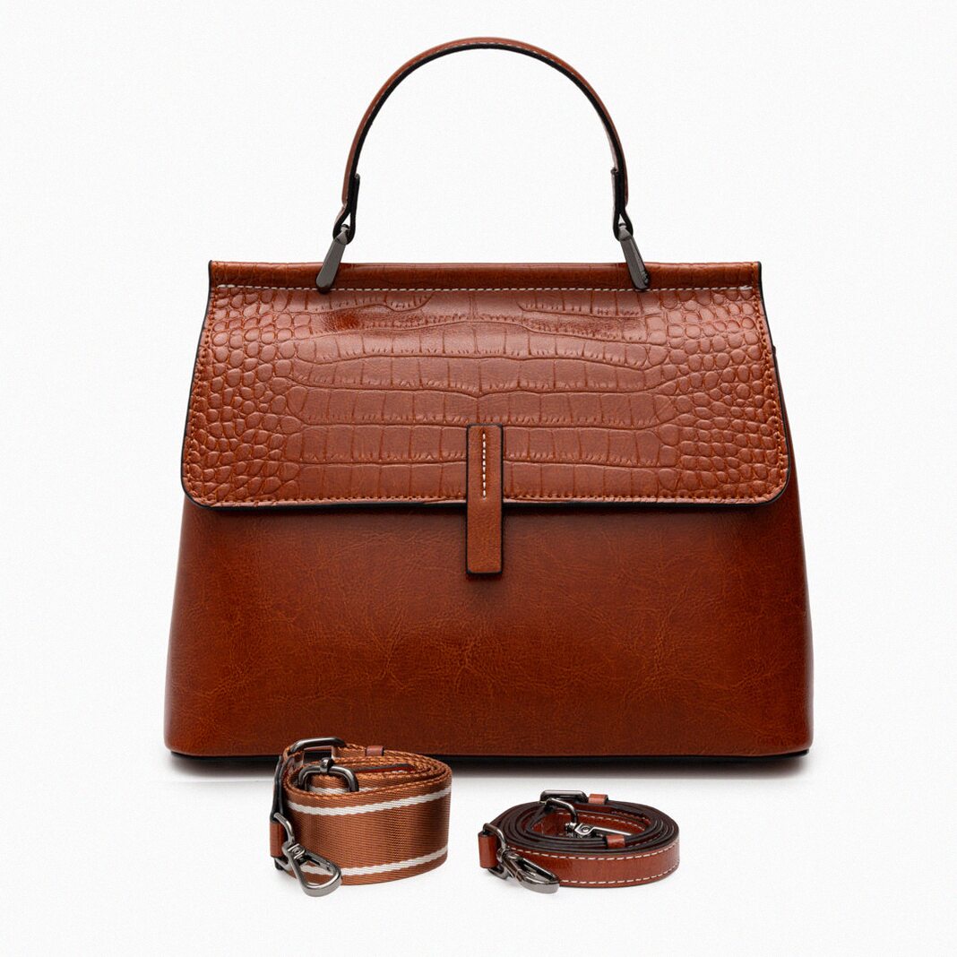 Kesha Croc Handbag