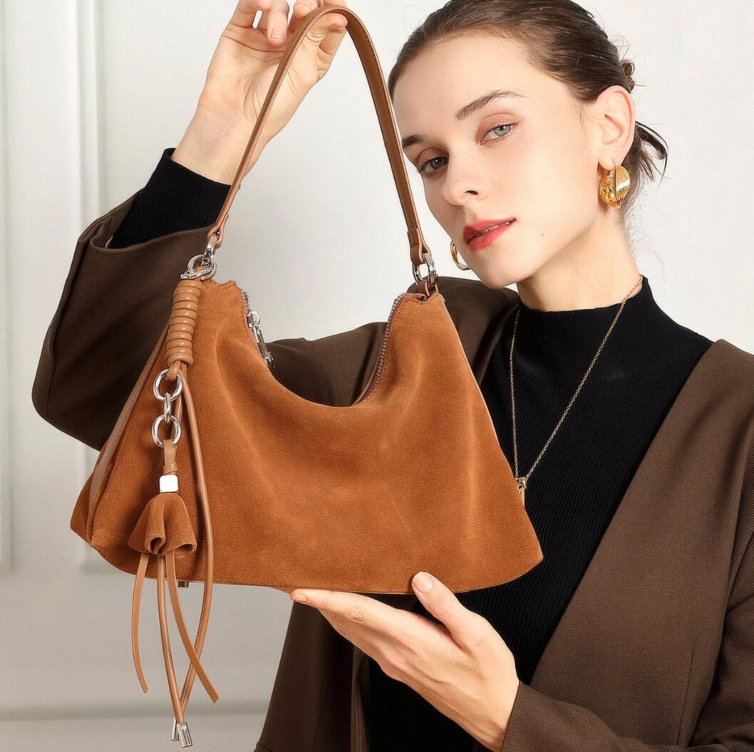 Sonoma Suede Shoulder Bag