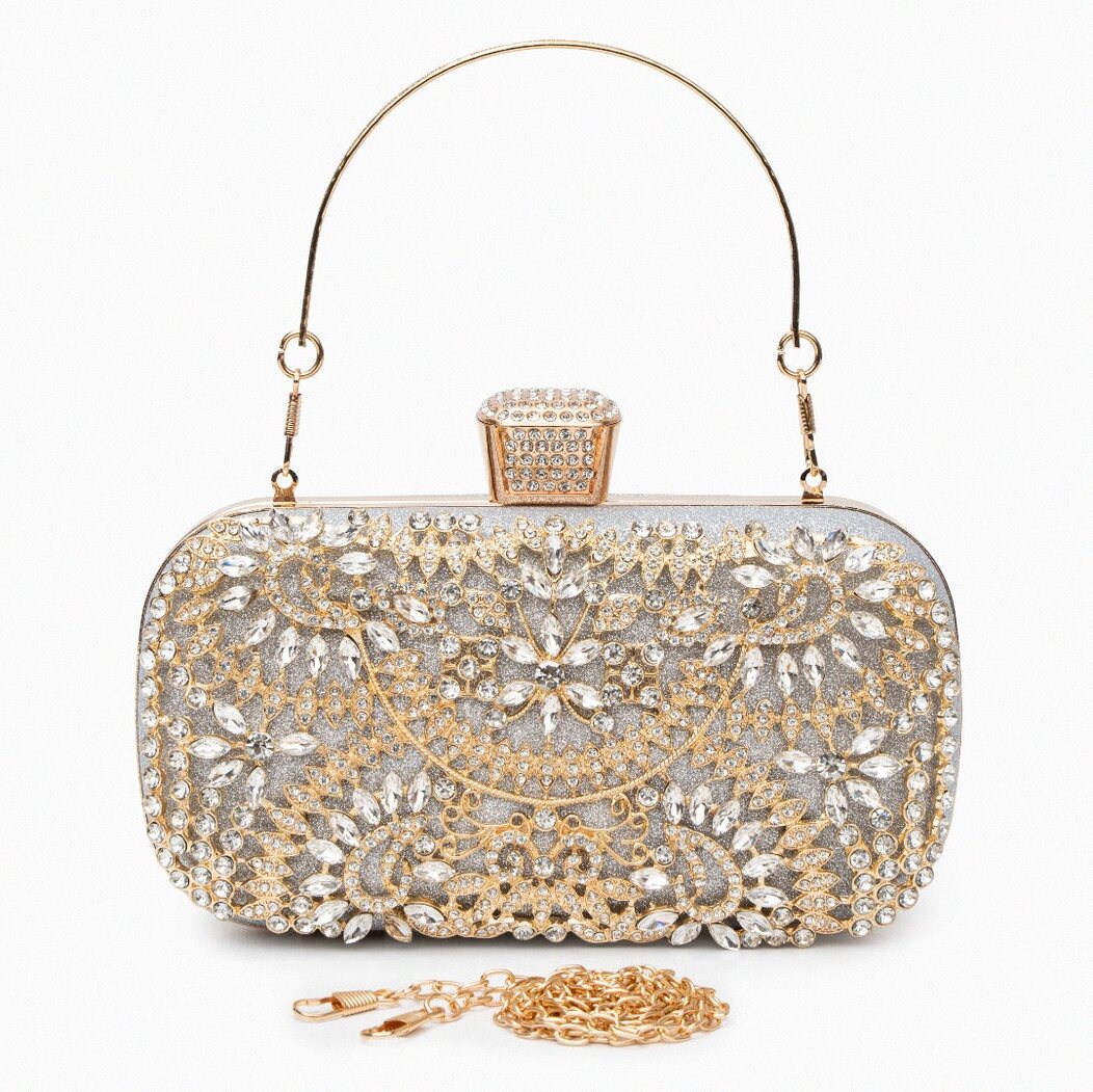 Luxurious Flower Clutch Bag