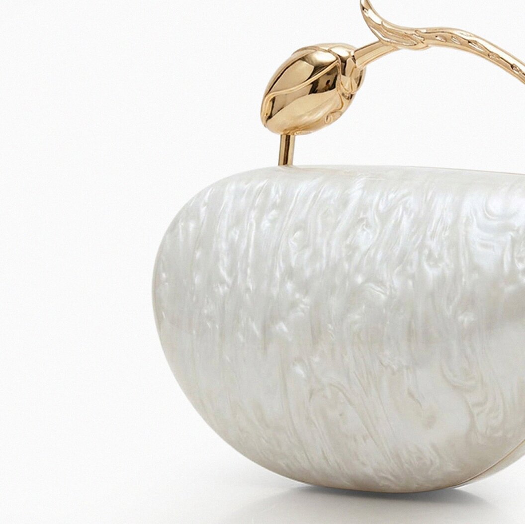Rosa Acrylic Clutch Bag