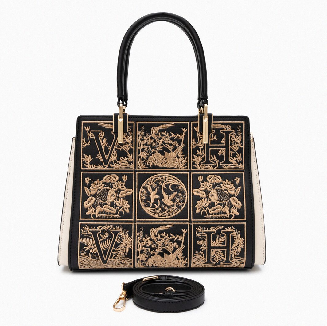 VH Embroidery Medium Tote Bag