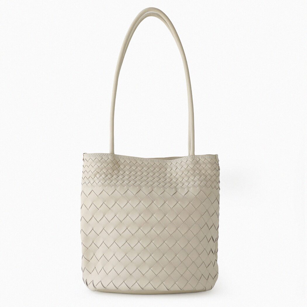 Sienna Woven Leather Tote