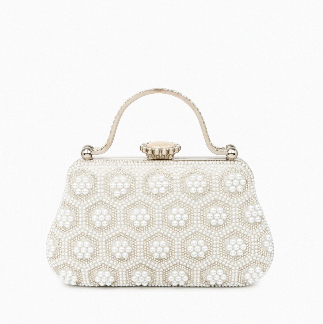 Clarabelle Pearl Clutch Bag