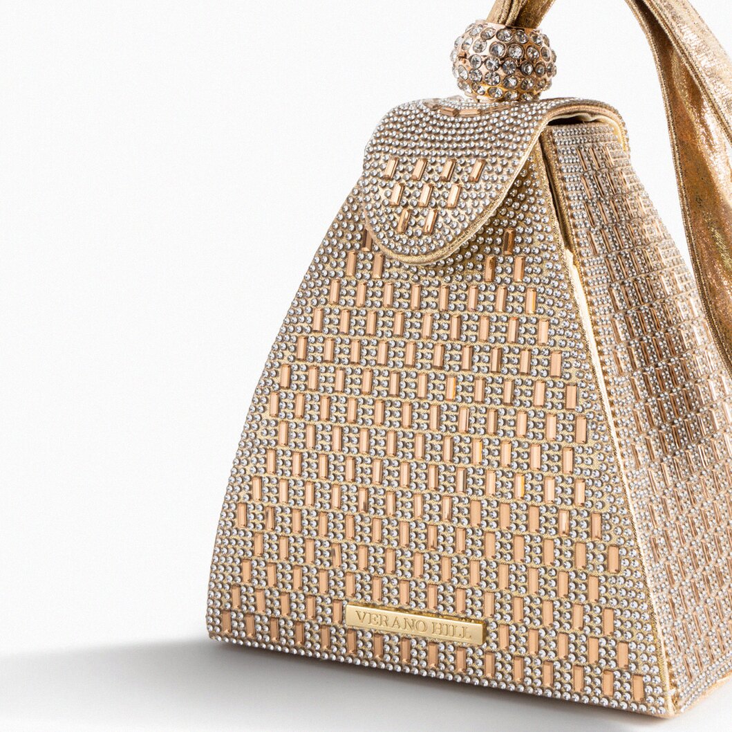 Crystal Pyramid Handbag