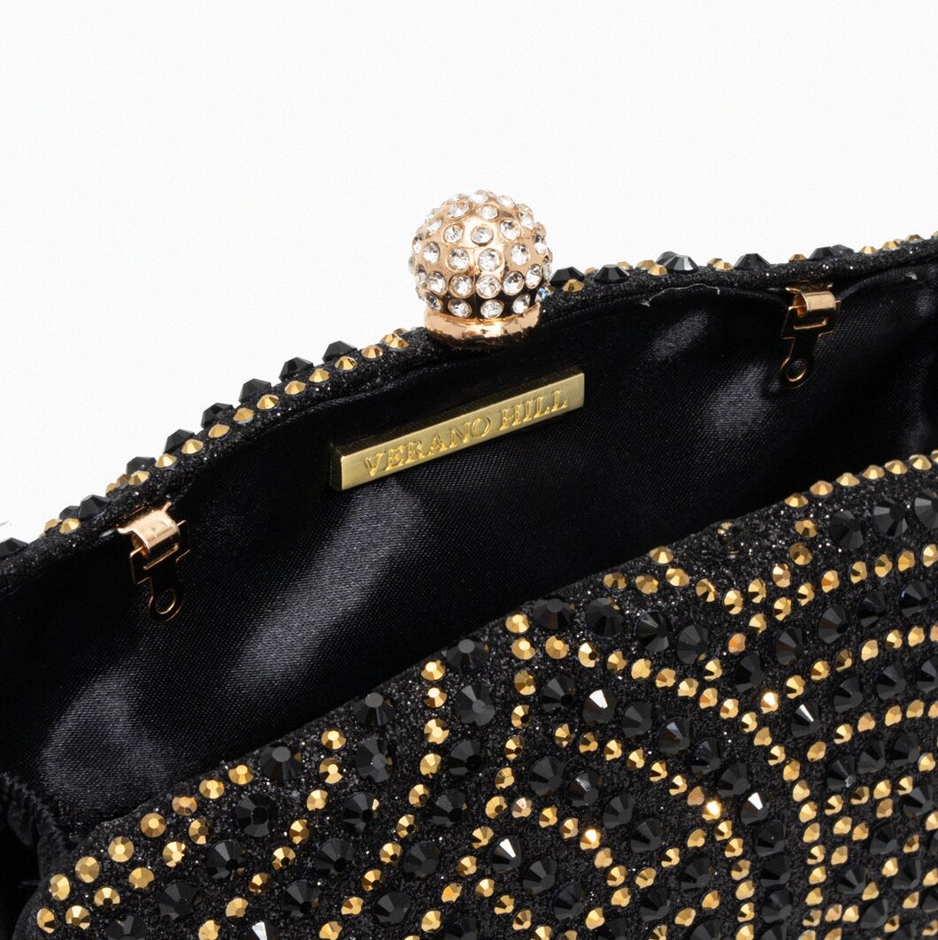 Noire Radiance Clutch Bag