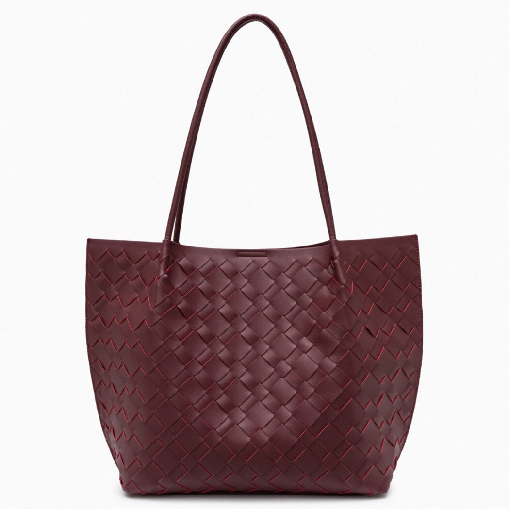 Mila Woven Shoulder Bag