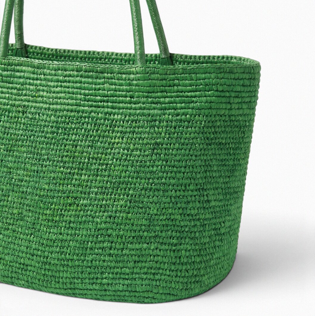Isla Raffia Tote