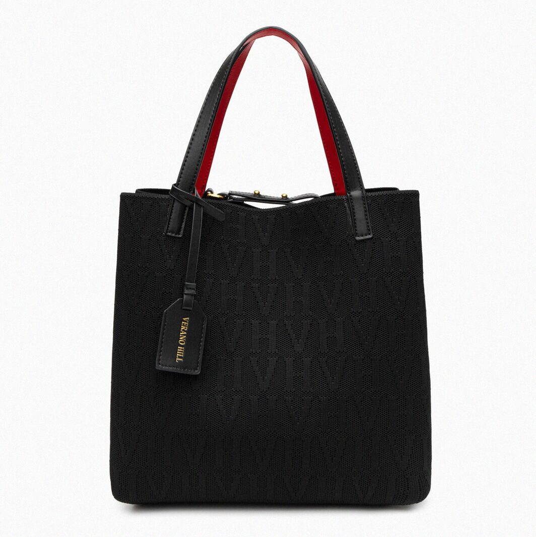 VH Textured Medium Tote Bag