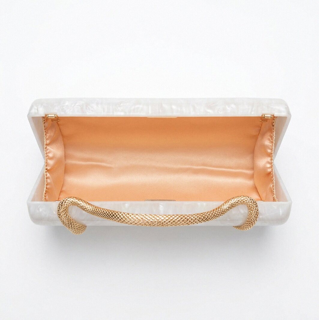 Maren Acrylic Clutch Bag